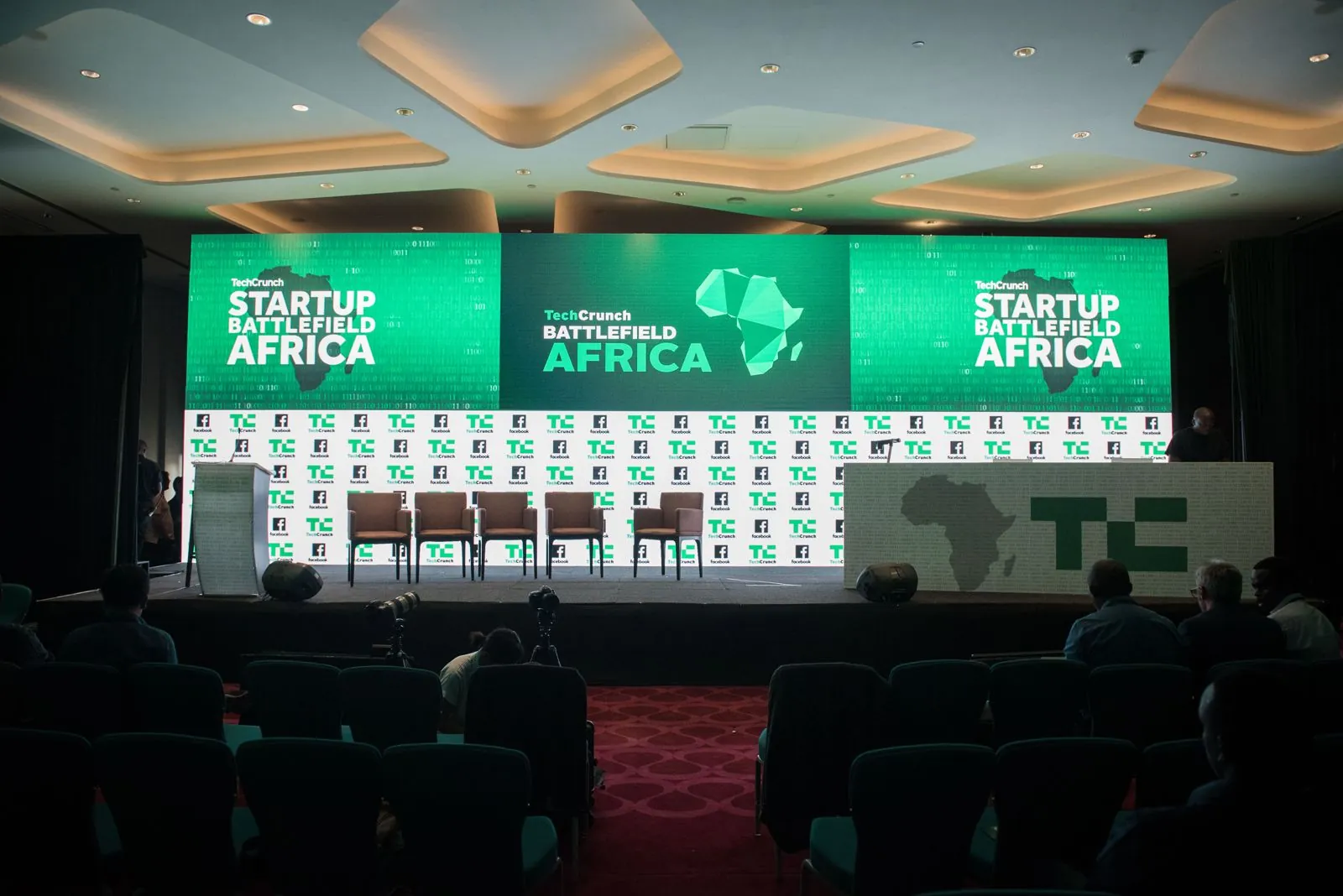 TechCrunch Startup Battlefield Africa stage at Radisson Blu, Nairobi